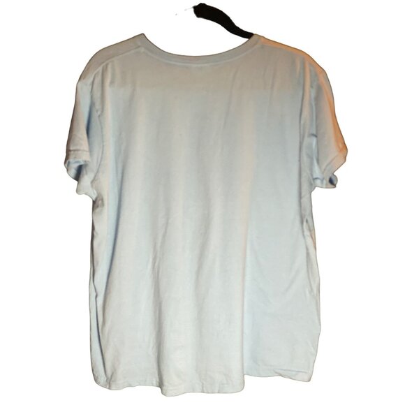 Gildan Wizard of Oz ARE YOU A GOOD WITCH OR BAD Fitted T Shirt Soft Blue XL Ruby - Picture 4 of 5